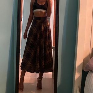 BRAND NEW Plaid Maxi Skirt